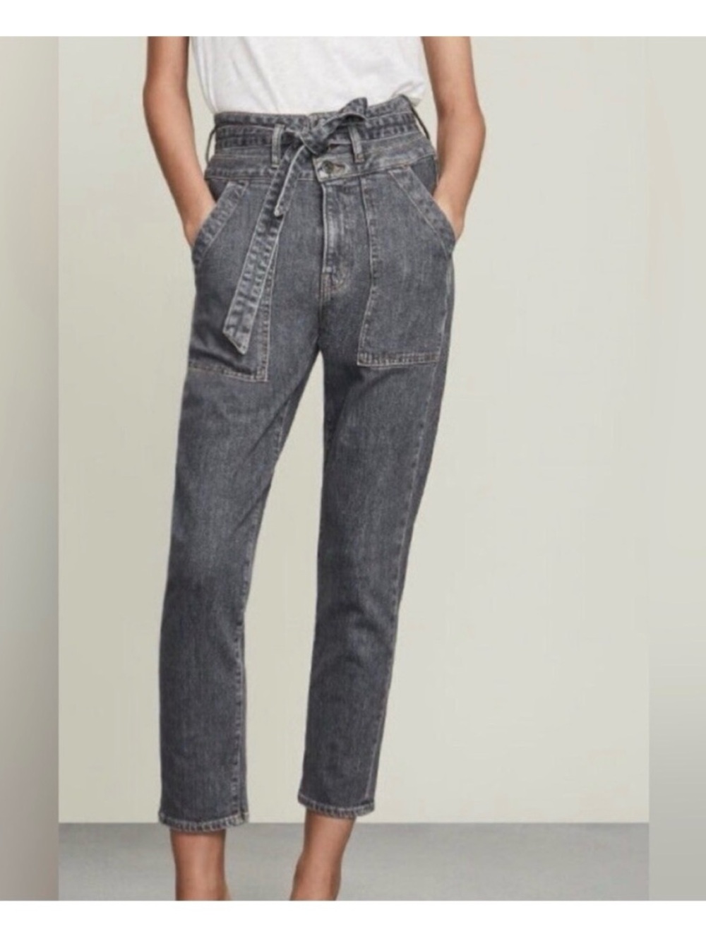 Veronica Beard NWT Logan Grey Jeans